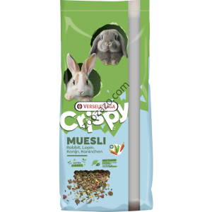 Versele Laga Crispy Muesli Rabbits - пълноценна храна за декоративни зайци, 9 кг.